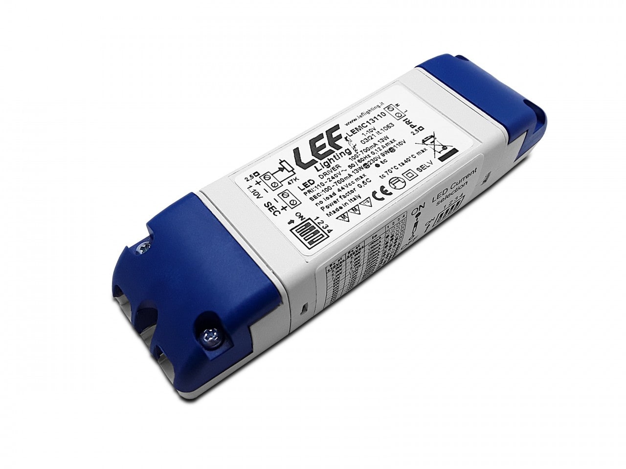 LEF LIGHTING SRL - LEFLEMC13110 ALIM.LED 100 700MA 3,9 13W DIM. 1-10V