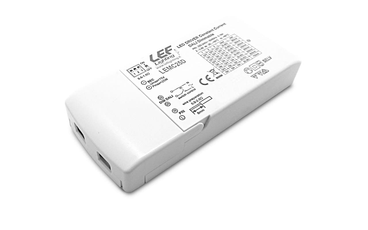 LEF LIGHTING SRL - LEFLEMC25D ALIM.LED 260 700MA 16 25W DIM. PUSH/DALI