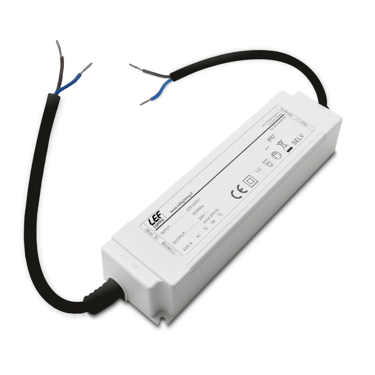LEF LIGHTING SRL - LEFLEPC6024IP67 ALIM. LED TENS. COSTANTE 60W 24VDC IP67