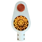 CONCHIGLIA - CON061332508 Serie LSA33 - Segnalatore stradale a stelo, a luci concentriche con 1 lampada a led