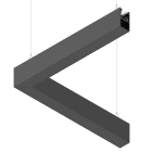 NOVALUX SRL - NOX100264.02 LUCKY EVO B: MODULO CIECO ANG. L=592 NE