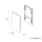 NOVALUX SRL - NOX100247.01 LUCKY EVO B: COPPIA TESTATE CHIUSURA BIA