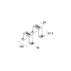 NOVALUX SPA - NOX18752.99 LUCKY EVO: KIT INCASSO LED (2X)