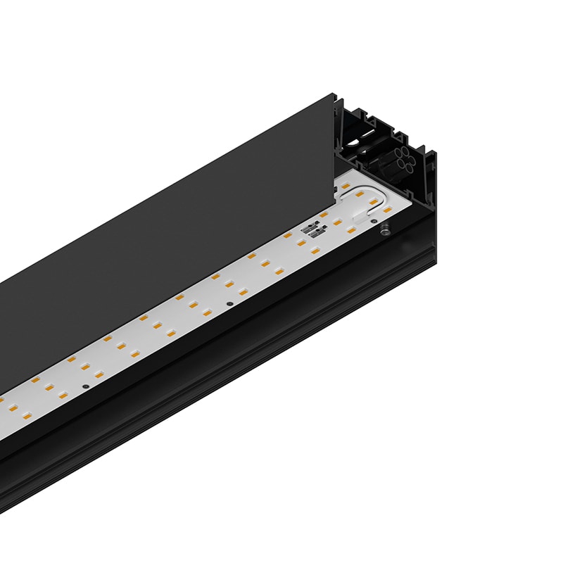 NOVALUX SPA - NOX106208.02 Sistema LED lineare installabile singolo o in fila continua, a plafone o sospensione PROFILO LED LINEARE Profilo in lega di alluminio verniciato. Alim
