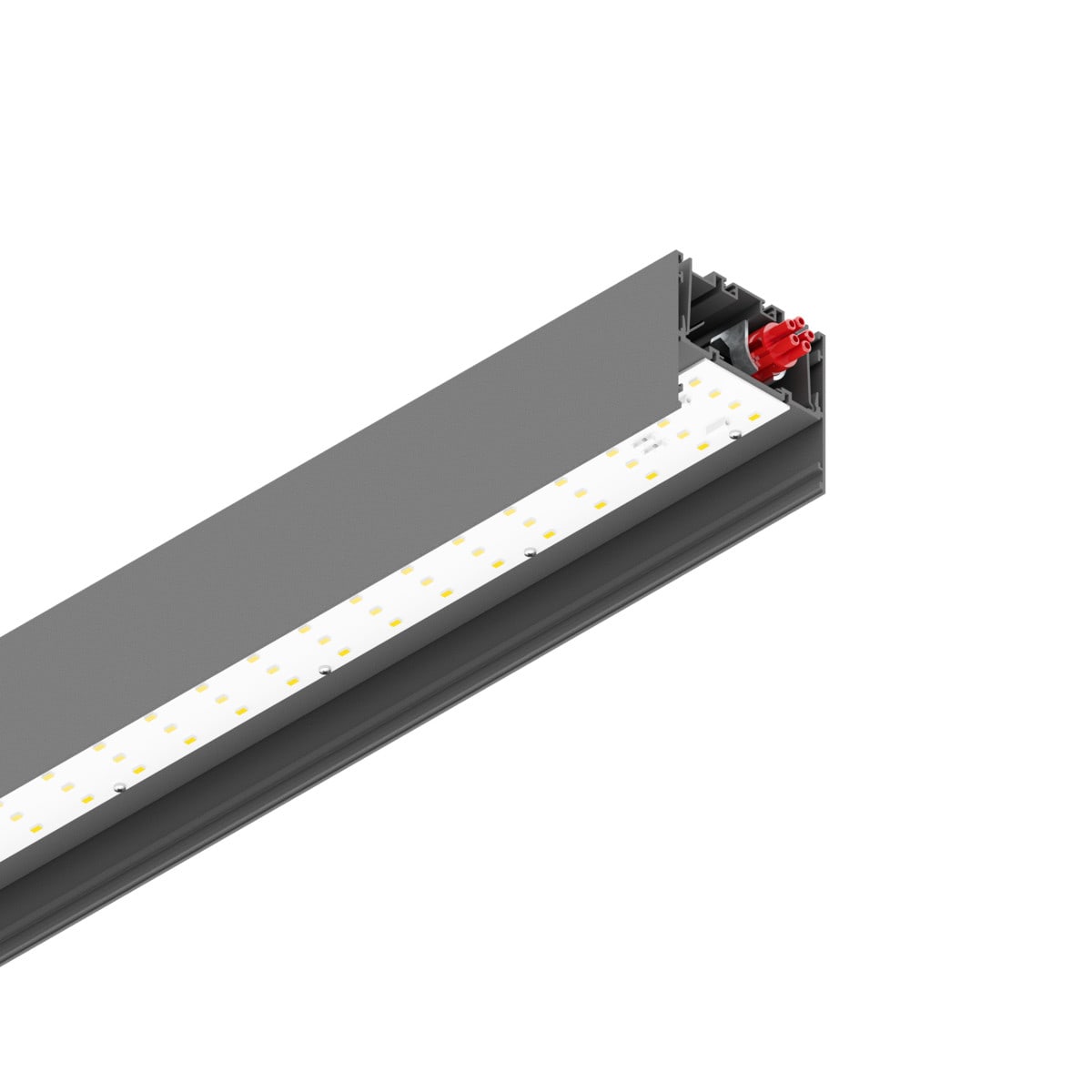 NOVALUX SRL - NOX106205.02 LUCKY MAXI: LED 54W 4K NERO L=1800