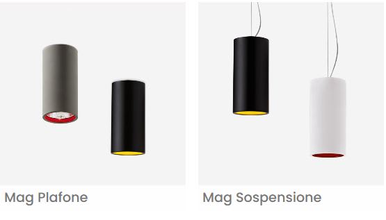 EXENIA SRL - EXE3355D5052 MAG LED SOSP. DALI 26W NERO 8530