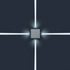 SIMES SPA - SMVS.5087N.14 MINILIFT Q 4FIN+LED 740 230V GRI