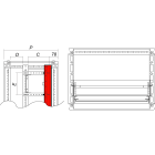 DKC-RAMBLOCK - RMBR5TE16 MONTANTI X PANN.MOD.(2PZ.)