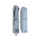 CONCHIGLIA - CON053251617 Serie MVE - Morsettiera da incasso palo a doppio isolamento, 4 poli, 1 fusibile, feritoia 100x300 mm