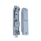 CONCHIGLIA - CON053251666 Serie MVE - Morsettiera da incasso palo a doppio isolamento, 4 poli, 1 fusibile, feritoia 100x300 mm