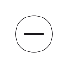 CEMBRE SPA - CEM701700 ETICHETTA ADESIVA PER APPARECCHIATURE CS-NW, SIMBOLO BIANCO NEGATIVO, DIMENSIONE 12,5mm