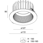 NOVALUX SRL - NOX107929.97 NIK: 22W 4K DALI 36 CRI90 UGR