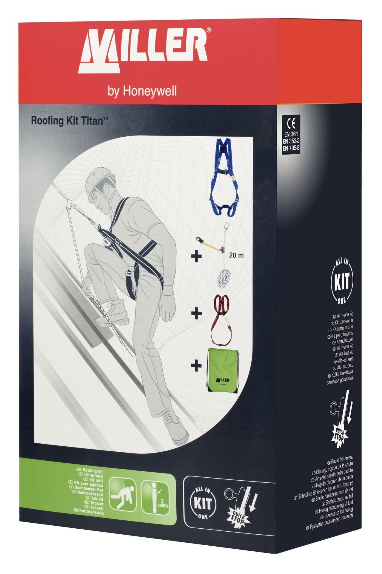 PIP SAFETY ITALIA SR - HYE1036268 PSS ROOFING KIT RG300 20M + SLING