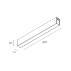 NOVALUX SPA - NOX1058C9.21 P-30: ROSONE PLAF.INIZIO 100W-24V CP