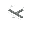 NOVALUX SPA - NOX103333.02 P-30 PCB: PROFILO DI CHIUSURA per GIUNTO a T molle incluse