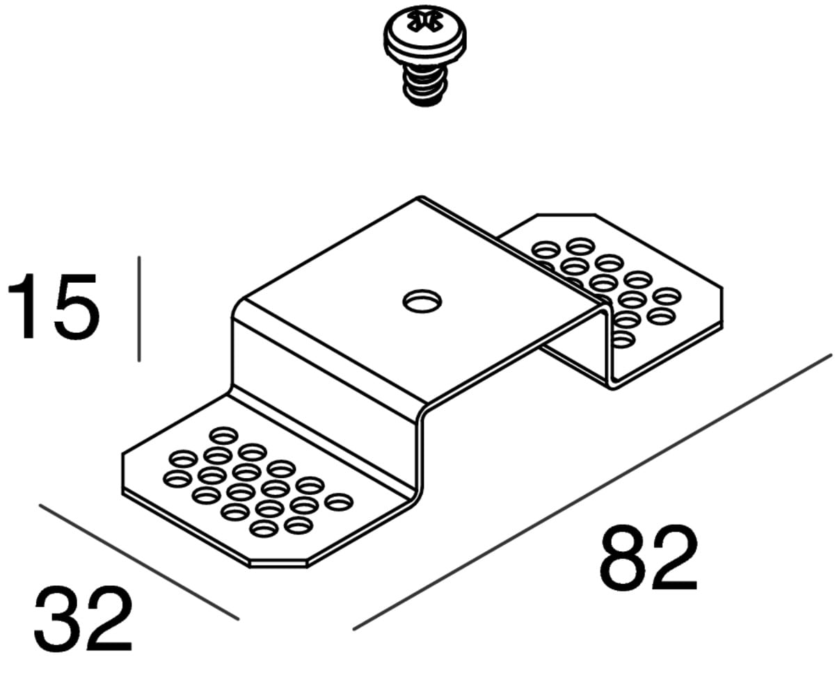 NOVALUX SRL - NOX103359.99 P-30: KIT STAFFA PER INCASSO