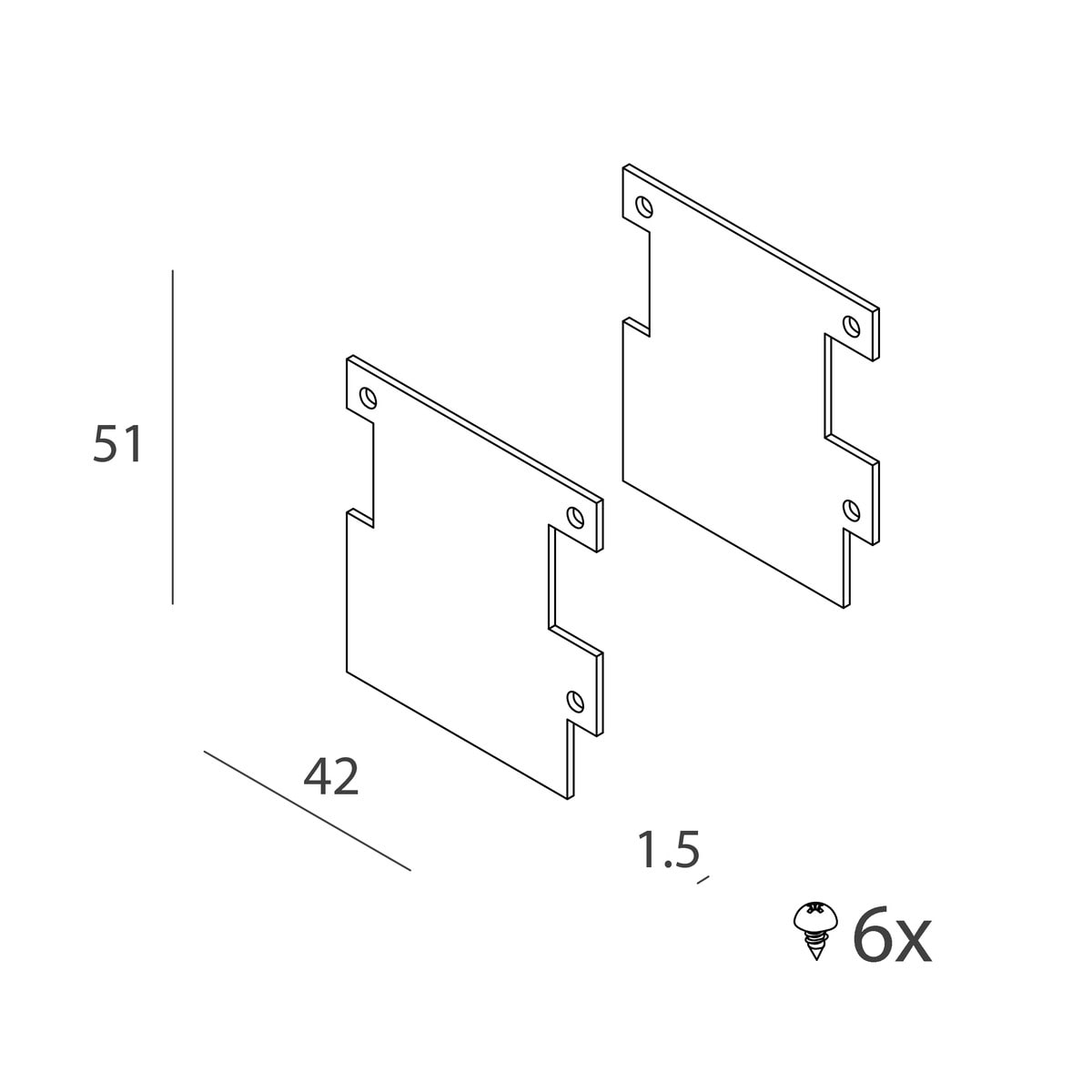 NOVALUX SPA - NOX103002.99 TESTATE TERMINALI (2 pz.)