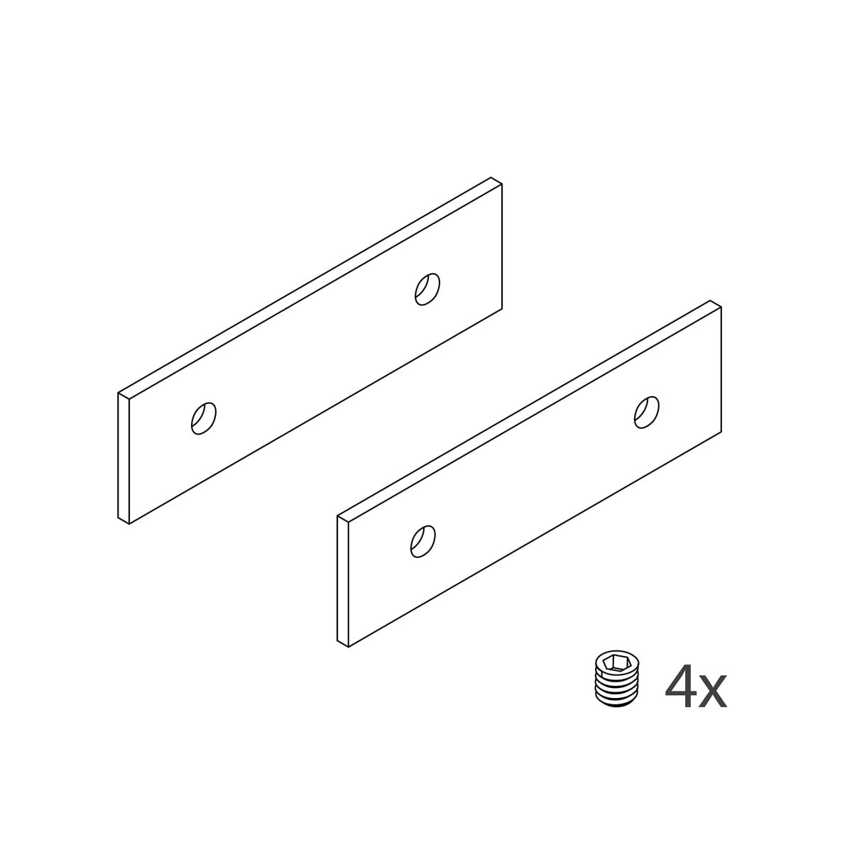 NOVALUX SPA - NOX103003.99 P-25/40: KIT GIUNZIONE PROFILI