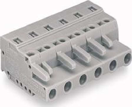 WAGO ITALIA SRL - WAG231-205/026-000 SPINA F 1 CONDUT 2,5MMQ 7,5MM 5P GR