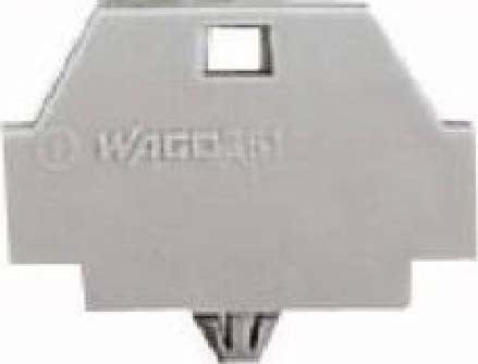 WAGO ITALIA SRL - WAG260-371 PIASTRA TERMINALE CON PIEDE DI FISSAGGIO
