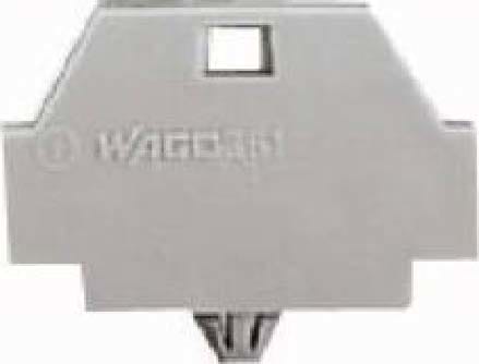 WAGO ITALIA SRL - WAG260-371 PIASTRA TERMINALE PIEDE SCATTO GRIGIO