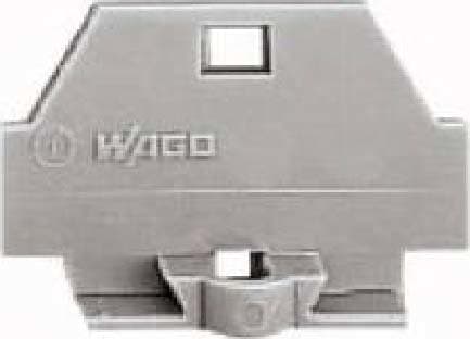 WAGO ITALIA SRL - WAG261-361 PIASTRA TERMINALE FLANGIA FISSAGGIO GRIG