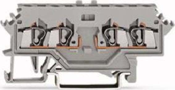 WAGO ITALIA SRL - WAG280-606 MORSETTO DI BASE PER 4 CONDUTTORI GRIGIO