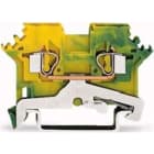 WAGO ITALIA SRL - WAG280-607 MORSETTO DI TERRA PER 2 CONDUTTORI VERDE
