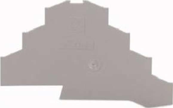 WAGO ITALIA SRL - WAG281-365 PIASTRA TERM INTERMEDIA SPESSORE 1MM GRI