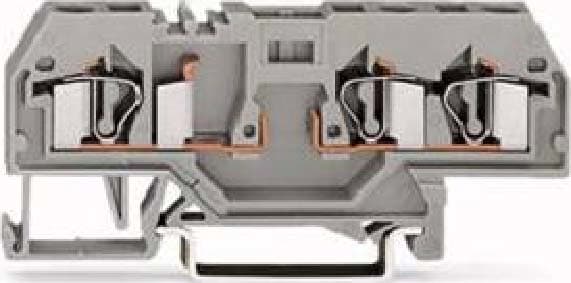 WAGO ITALIA SRL - WAG281-610 MORSETTO DI BASE PER 3 CONDUTTORI GRIGIO