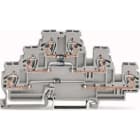 WAGO ITALIA SRL - WAG870-596/281-673 MORSETTO PER COMPONENTE A TRE PIANI, GRI