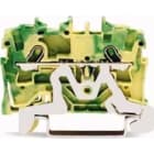 WAGO ITALIA SRL - WAG2001-1207 MORSETTO DI TERRA PER 2 CONDUTTORI VERDE
