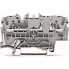 WAGO ITALIA SRL - WAG2002-1661 MORSETTO DI BASE PER 2 CONDUTTORI GRIGIO