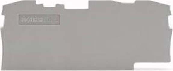 WAGO ITALIA SRL - WAG2006-1391 PIASTRA TERM INTERMEDIA SPESSORE 1MM GRI
