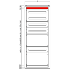 DKC-RAMBLOCK - RMBR5PCD80 Pannelli di compensazione, larghezza 800 mm, confezione 2 pezzi