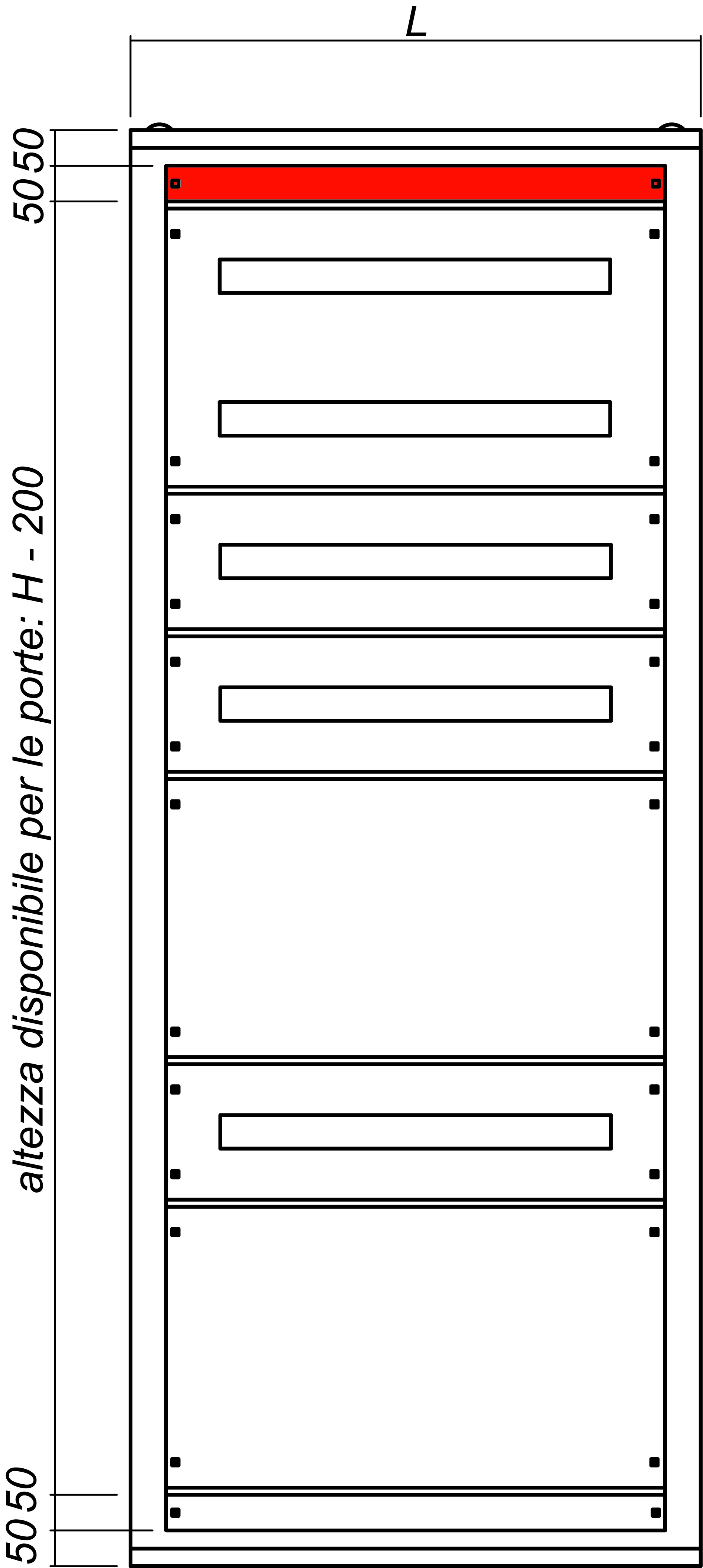 DKC-RAMBLOCK - RMBR5PCD60 PANN. COMP. DISTR. LARGH.600 (2PZ.)