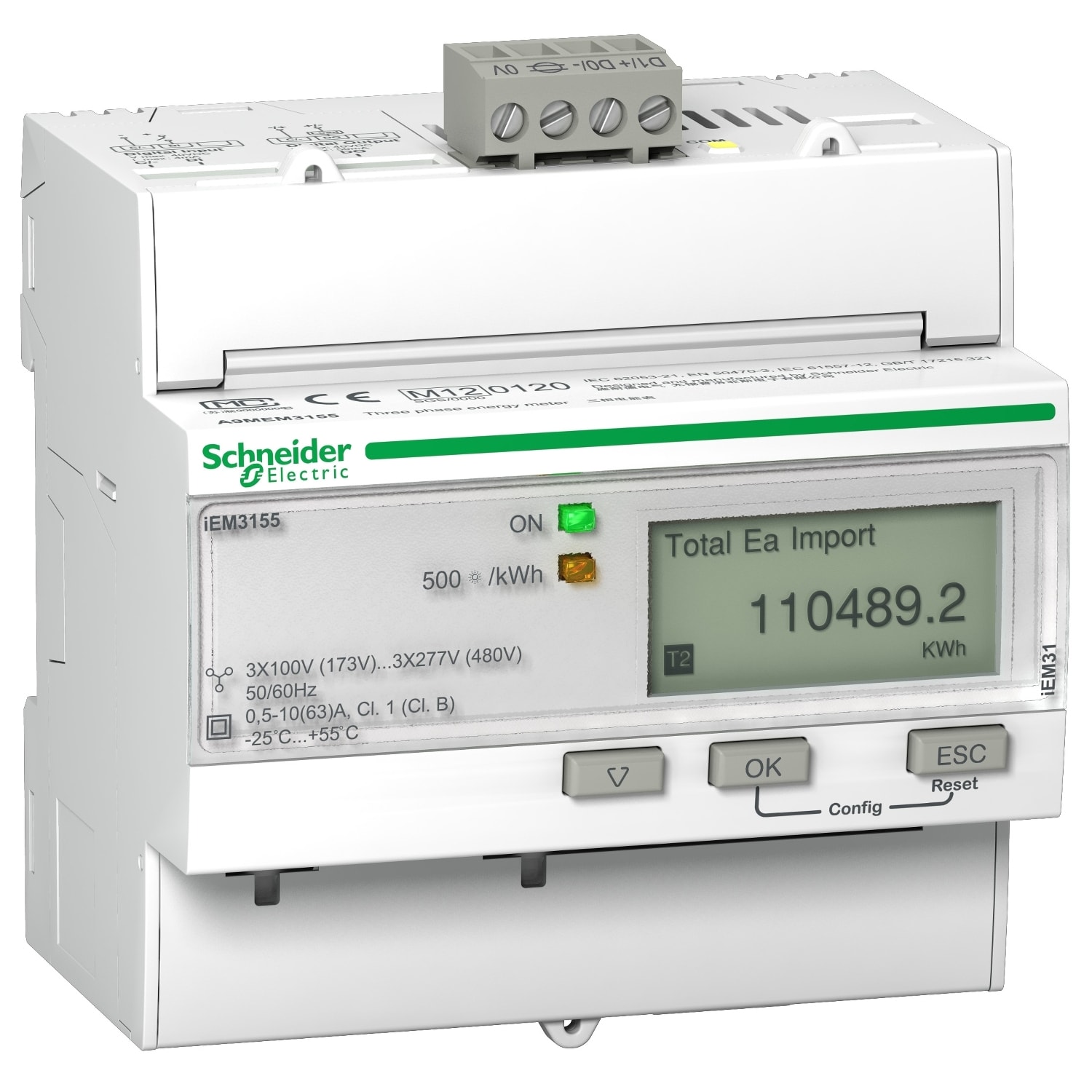 SCHNEIDER ELECTRIC - SNRA9MEM3155 IEM3155 3P+N INS.DIR. 63A, RES. MOD. MID
