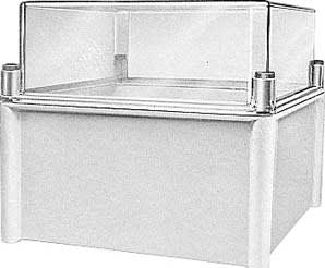 SCHNEIDER ELECTRIC - SNRNSYPLSC3672AG Cassetta PLS, retro in poliestere, coperchio PC opaco IP65 36x72x23cm