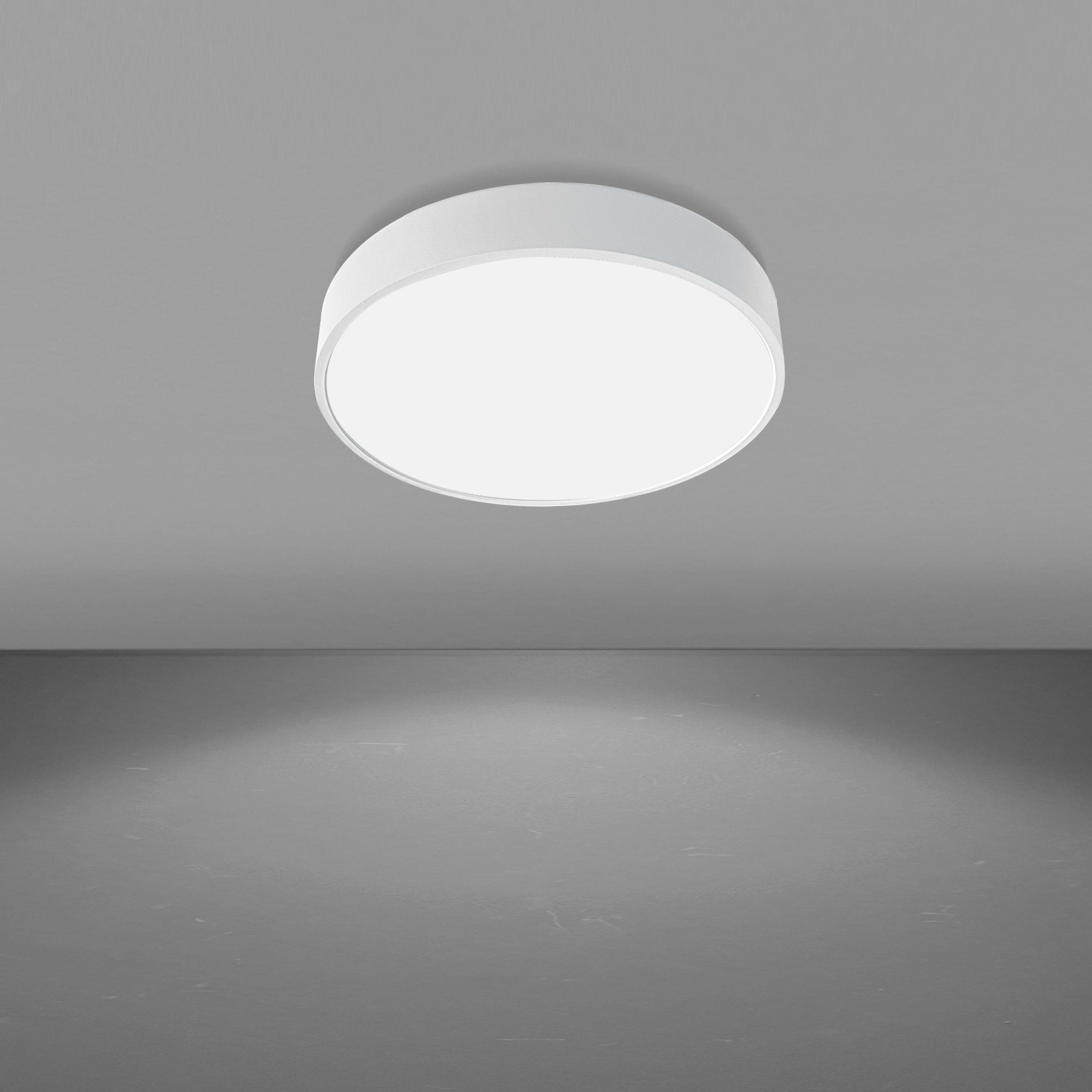 NOBILE ITALIA - NOBAS45/3K18/90/W2 PLAFO. TONDA OP. 16W 3K IP40 PUSH/DIM1-1