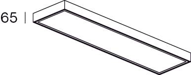 NOBILE ITALIA - NOBAU4/312 CARTER 30X120 PER INSTALLAZIONE A PLAFON