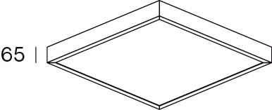 NOBILE ITALIA - NOBAU4/66 CARTER PER LED PANEL 60X60