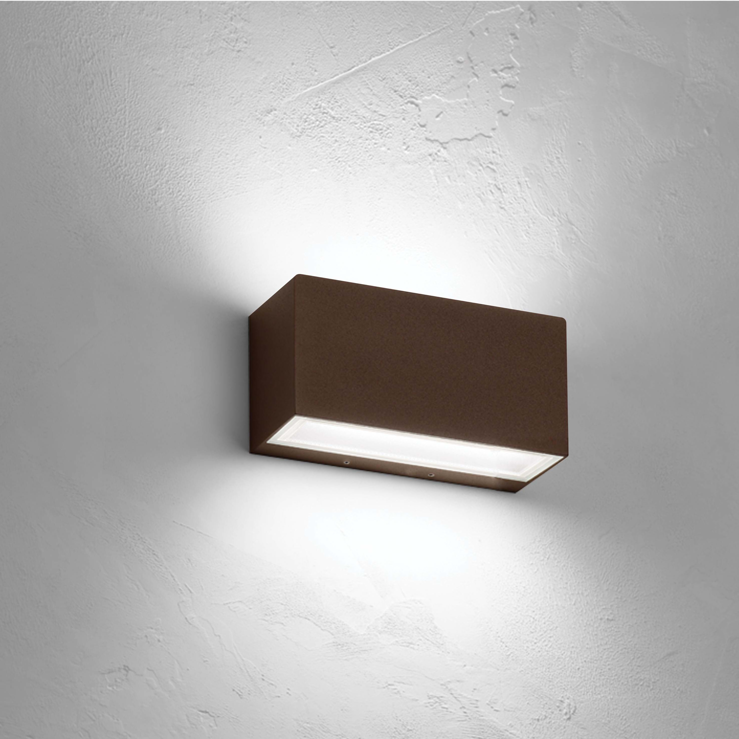 NOBILE ITALIA - NOBBA20/2A/3K/BR APPLIQUE BIEM 2X15W 3K 80/60 IP65 230V B