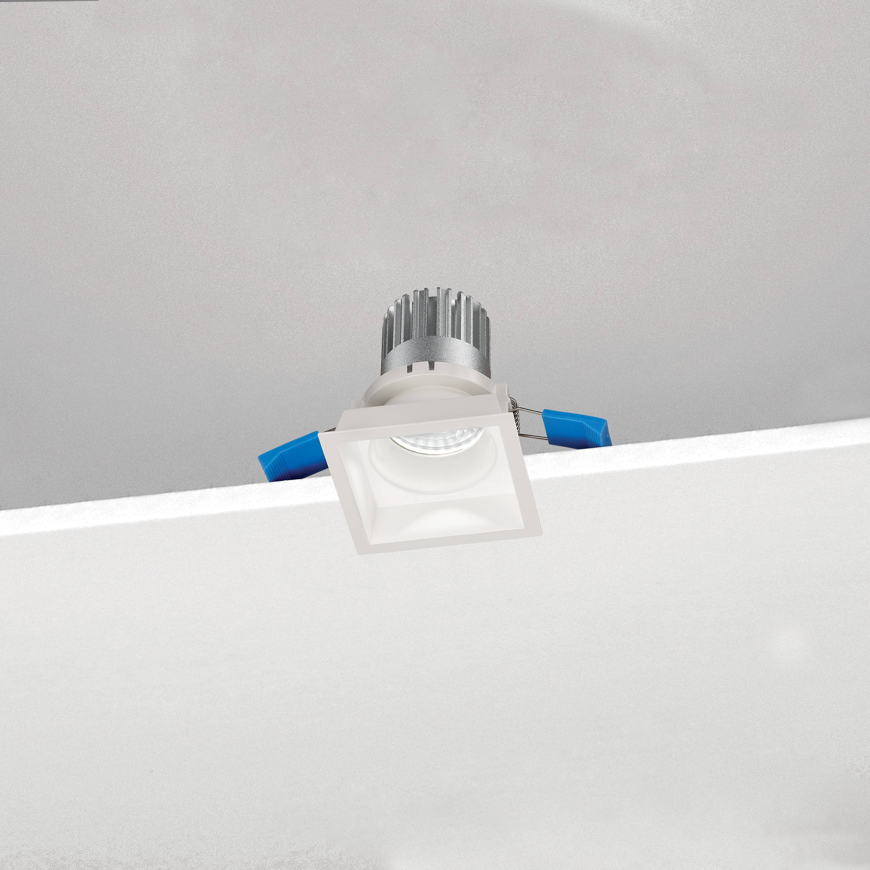 NOBILE ITALIA - NOBD1S/55/4K/W2 INC.FISSO QUAD. 8,5W 4K BI PUSH/DIM1-10V