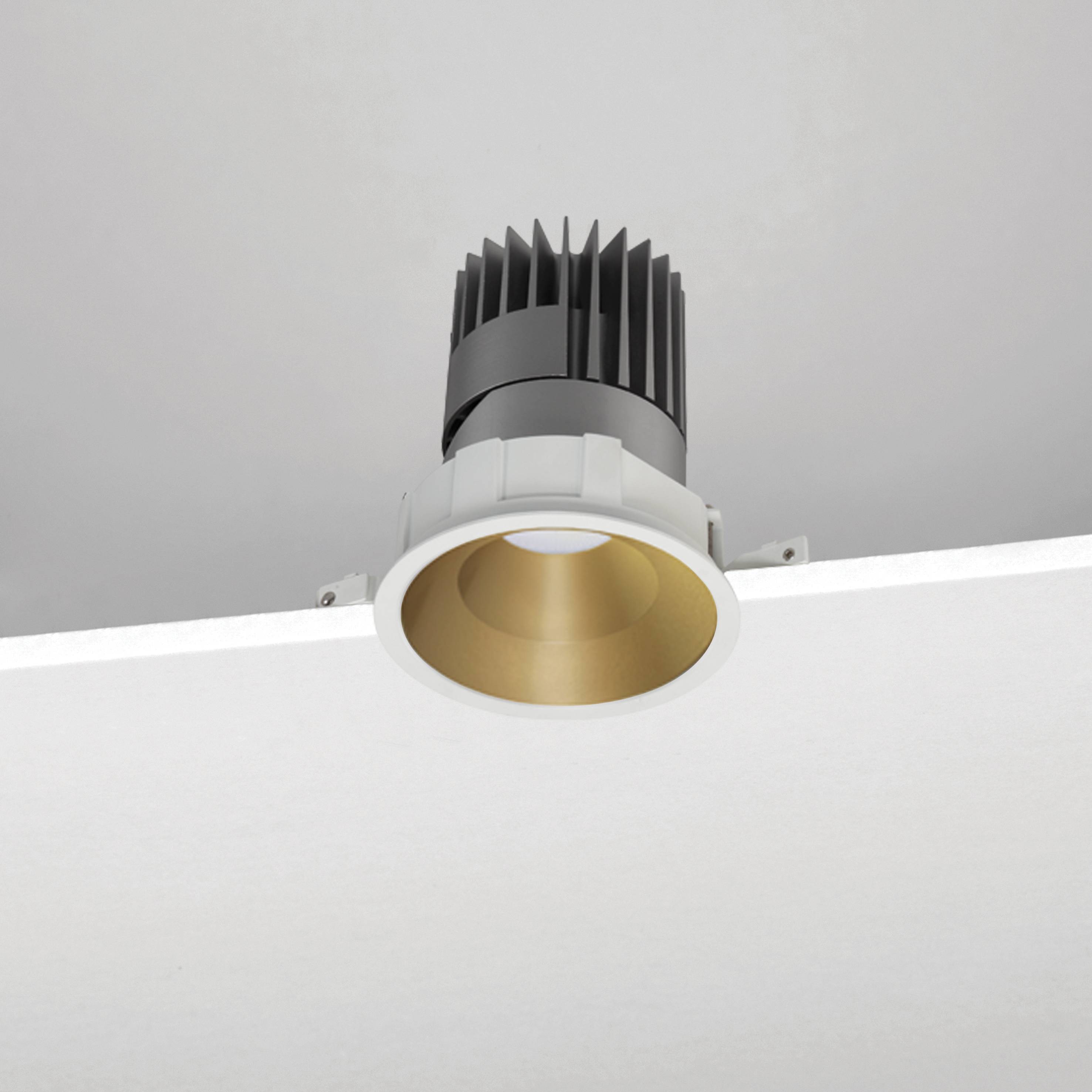 NOBILE ITALIA - NOBM1RF/CF/3K13/G1 INC.FISSO TONDO/C D100 13W 3K GD ON-OFF