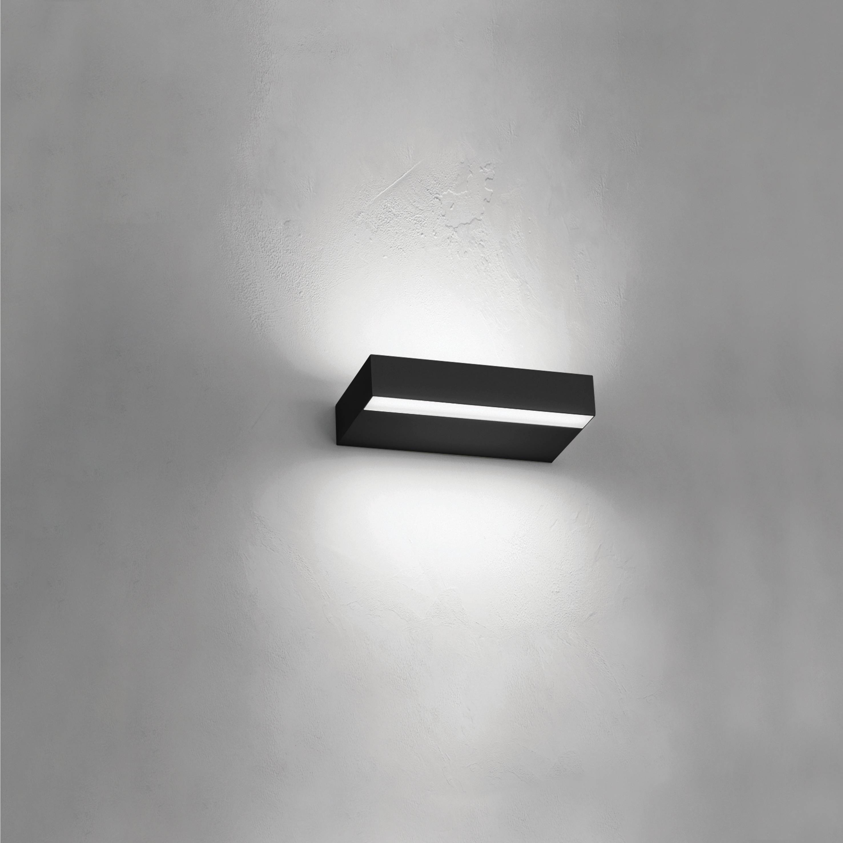 NOBILE ITALIA - NOBPK20/2A/3K/B APPLIQUE BIEM 2X9W 3K NERO ON-OFF