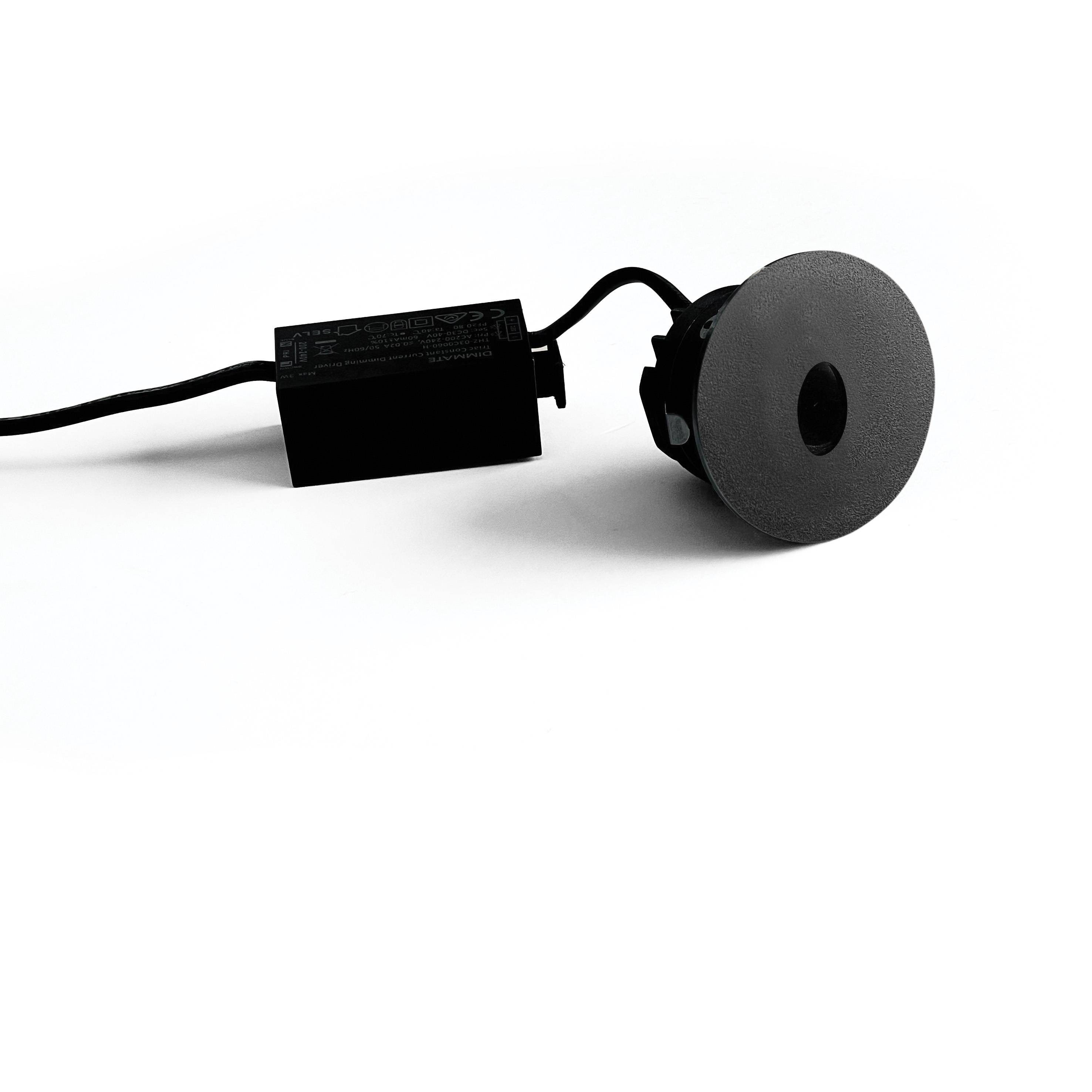 NOBILE ITALIA - NOBSER/3K/01/B INC. TONDO 3W 3K IP54 NE EM. ELLITTICA