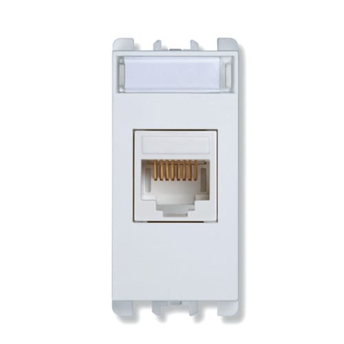 URMET SPA - UTD10445.B.FR FRONT.PRESA RJ45 TIP.3M BIANCA