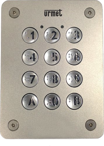 URMET SPA - UTD1088/48 PERIFERICA C/TASTIERA ACCIAIO