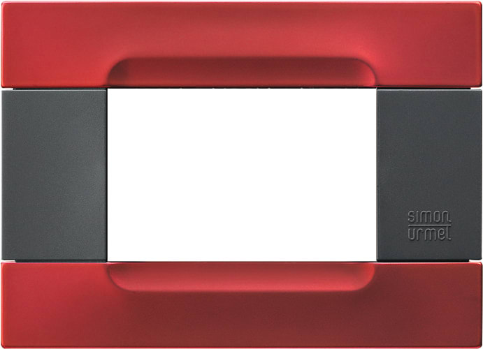 URMET SPA - UTD10903.88 PLACCA MET ROSSO METALLICO 3M