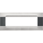 URMET SPA - UTD10907.91 PLACCA MET NICKEL ACCIAIO 7M